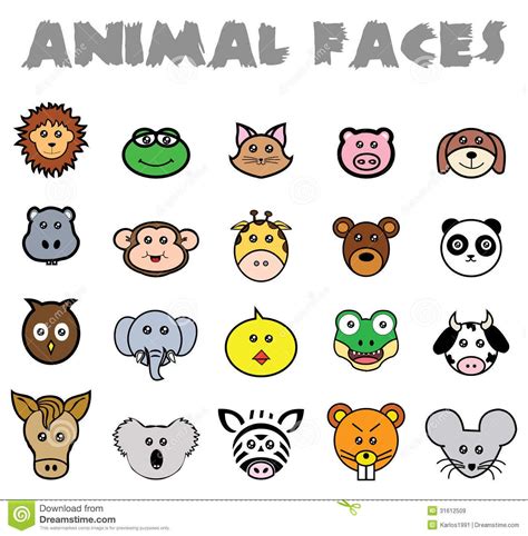 How To Draw Animal Faces Easy